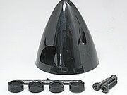 spinner de  nylon  Great planes 2-1/2 64mm  PRETO 